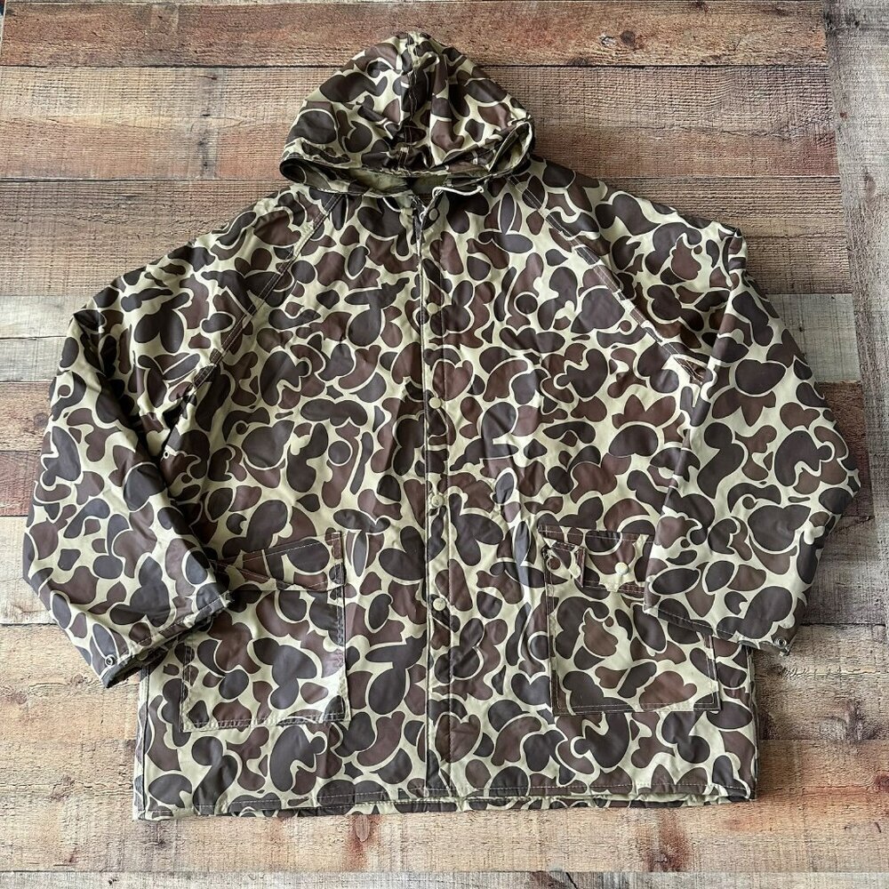 Sportman's Choice XL Camo All-Weather Insulated Jacket With Hood & Pockets